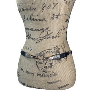 Elastic Rhinestone Belt Size Medium